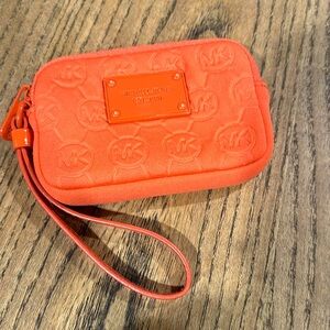 Michael Kors Neoprene coin bag orange